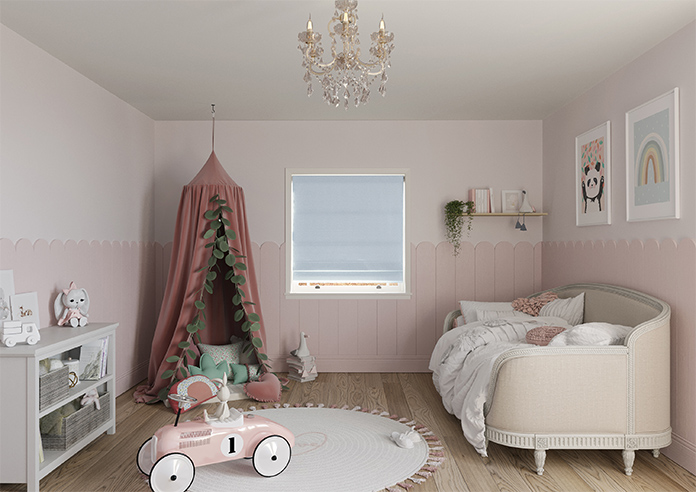 Tussah, Ice - Roman Blind - Image 8